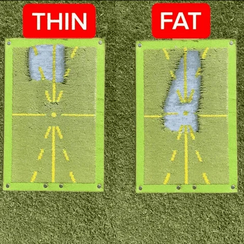 New Golf Training Mat for Swing Detection Batting Ball Trace Directional Mat Swing Path Pads Swing Practice Pads Christmas Gift