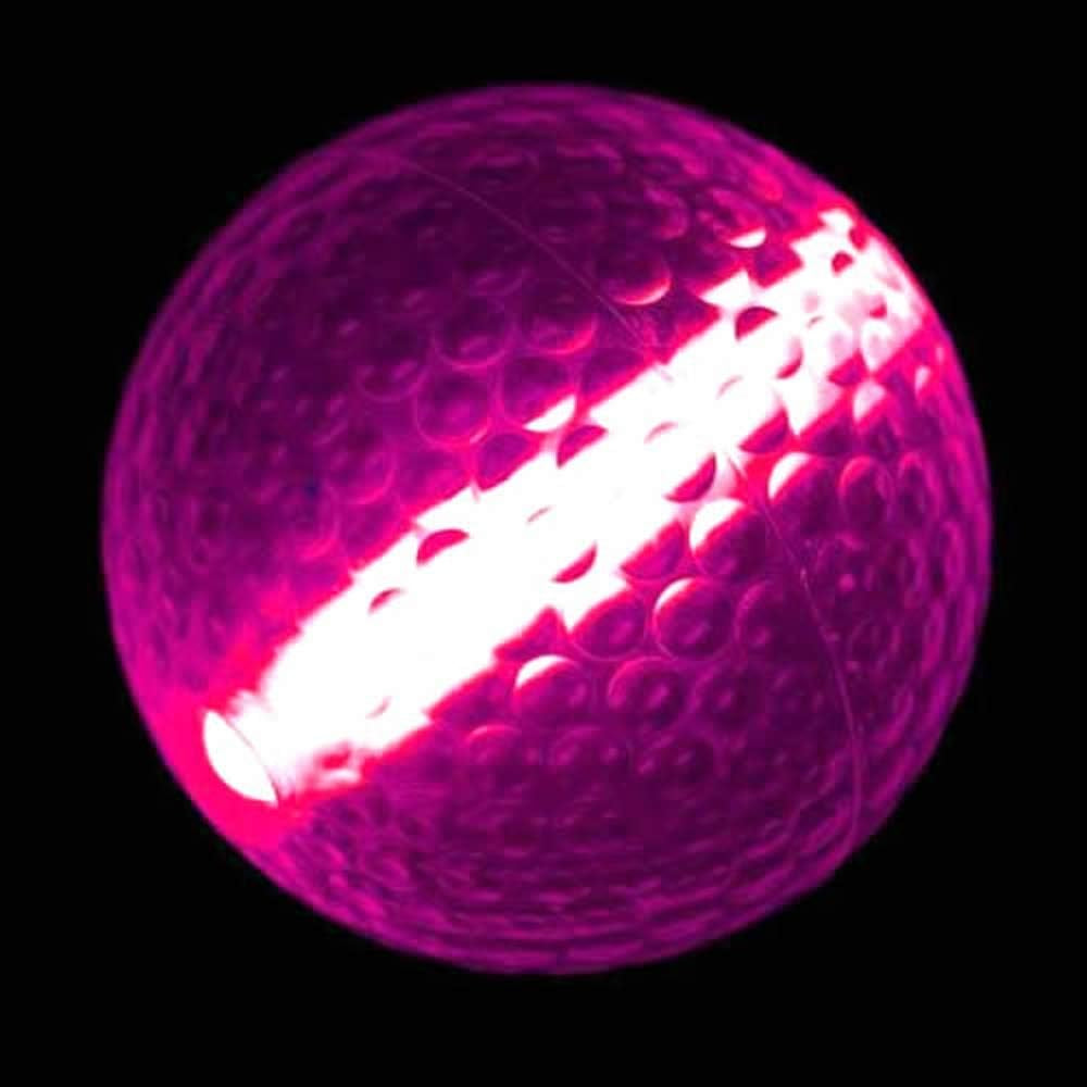 Glow Golf Balls (Set of 20 Night Golf Balls) - Glowing Golf Balls with Glow Stick Inserts