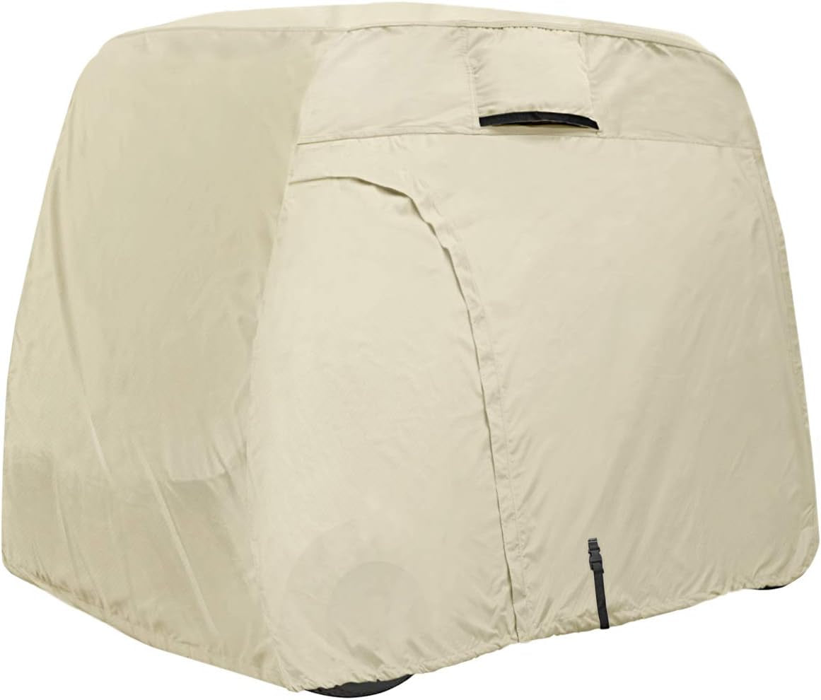 600D Waterproof Golf Cart Cover Universal Fits for Most Brand 2/4/6 Passenger Golf Cart (3 Sizes Option)