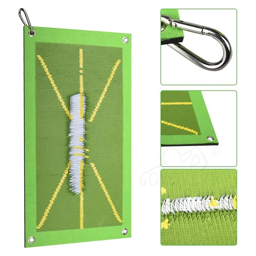 Golf Mat That Shows Swing Path Analyzer Golf Training Mat for Swing Detection Batting Golf Swing Trainer Mat Golf Hitting Mat