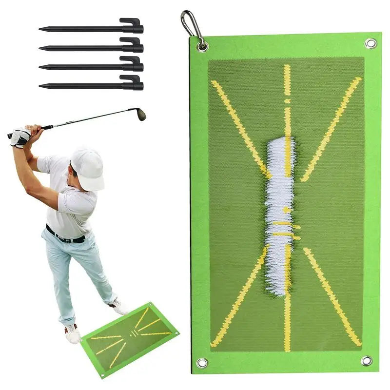 High Quality Golf Training Pad for Swing Detection Batting Ball Trace Directional Mat Swing Path Pads Swing Practice Pads