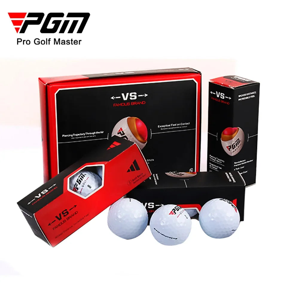 Original Golf Ball Three-Layer Match Ball Gift Box Package Golf Ball Set 12Pcs Set/ 3Pcs Game Use Ball Q017