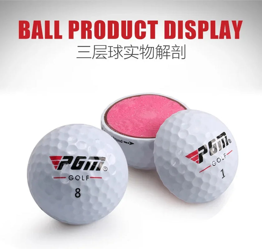 Original Golf Ball Three-Layer Match Ball Gift Box Package Golf Ball Set 12Pcs Set/ 3Pcs Game Use Ball Q017