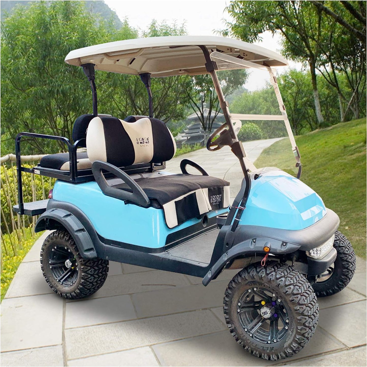 Golf Cart Seat Covers, Comfortable Golf Cart Seat Blanket Warm for Club Car DS Precedent & Yamaha, Seat Cushion Covers Golf Classic Essential Accessories Golf Cart Seat Blanket