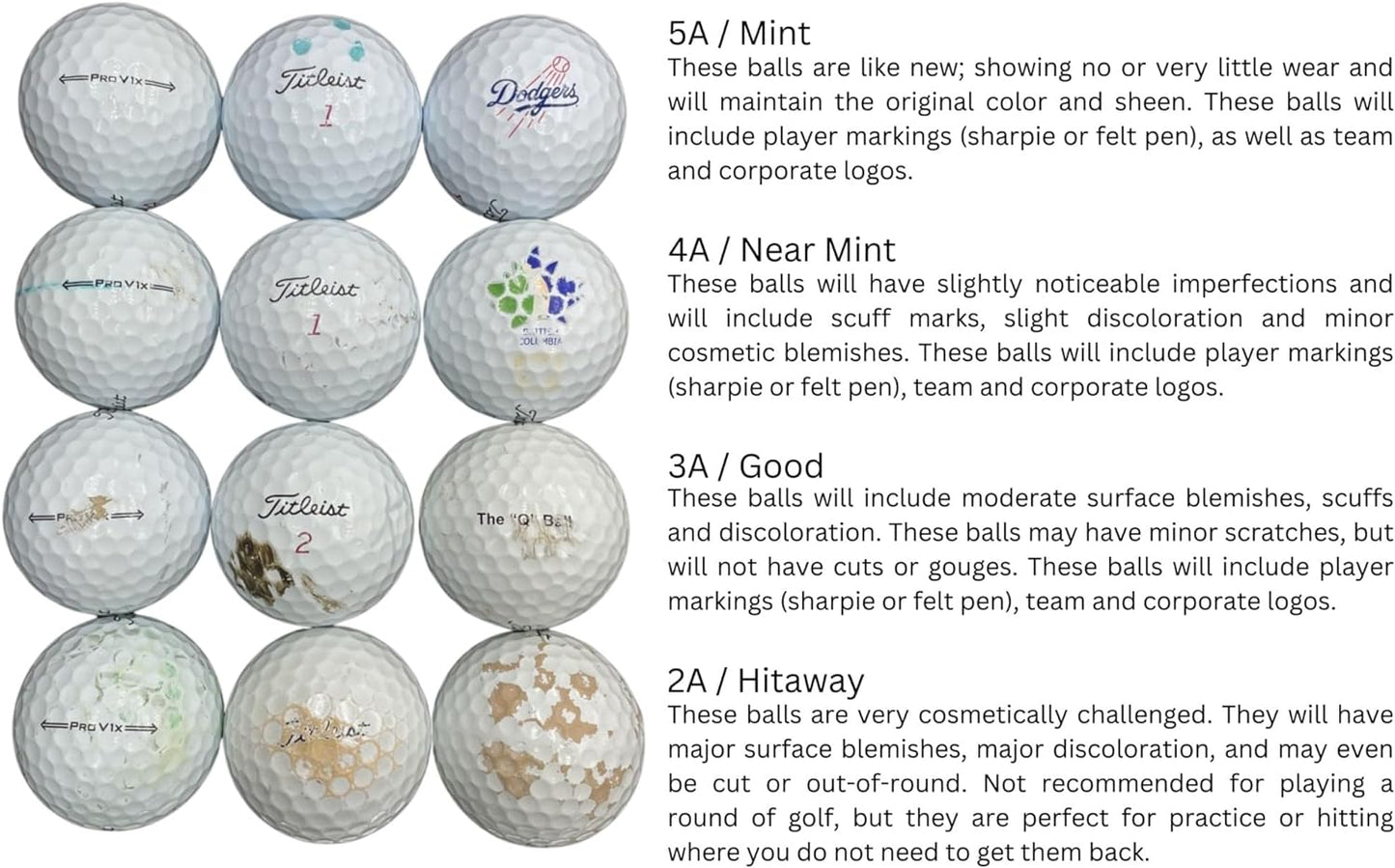 Pro V1 2021 3A/Good Recycled (Used) Golf Balls