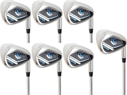 LAZRUS Premium Golf Irons Individual or Golf Irons Set for Men (4,5,6,7,8,9,PW) or Driving Irons (2&3) Right or Left Hand Steel Shaft Regular Flex Golf Clubs