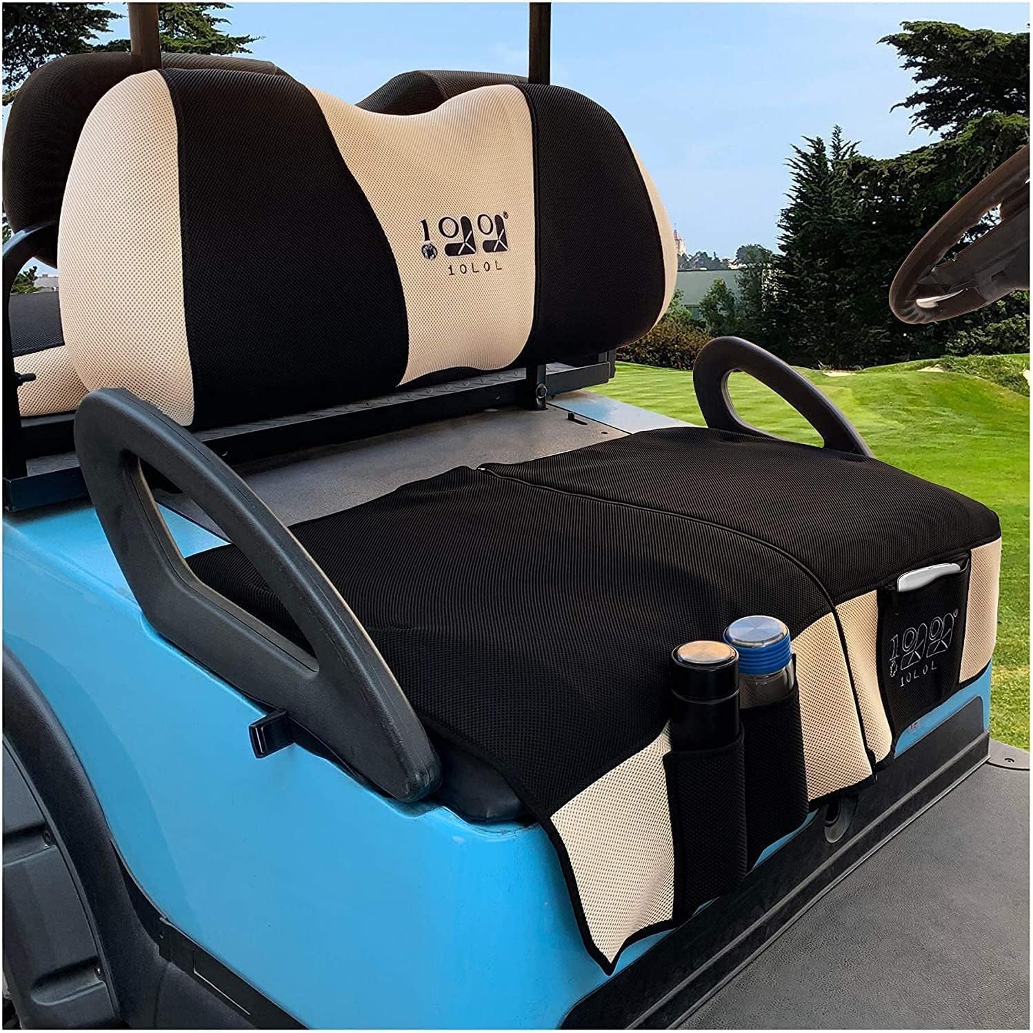 Golf Cart Seat Covers, Comfortable Golf Cart Seat Blanket Warm for Club Car DS Precedent & Yamaha, Seat Cushion Covers Golf Classic Essential Accessories Golf Cart Seat Blanket