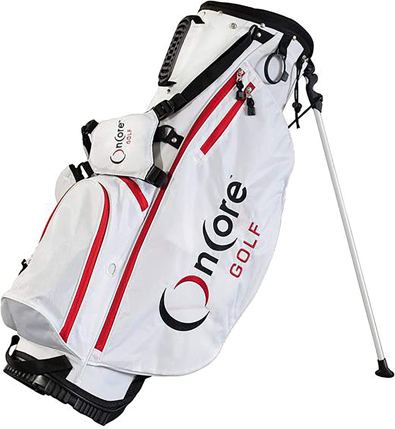 Bags | Stand Golf Bag | Padded Carrying Strap | Full-Length Club Dividers | Lightweight & Durable Design | Umbrella Holder & Removable Rain Hood