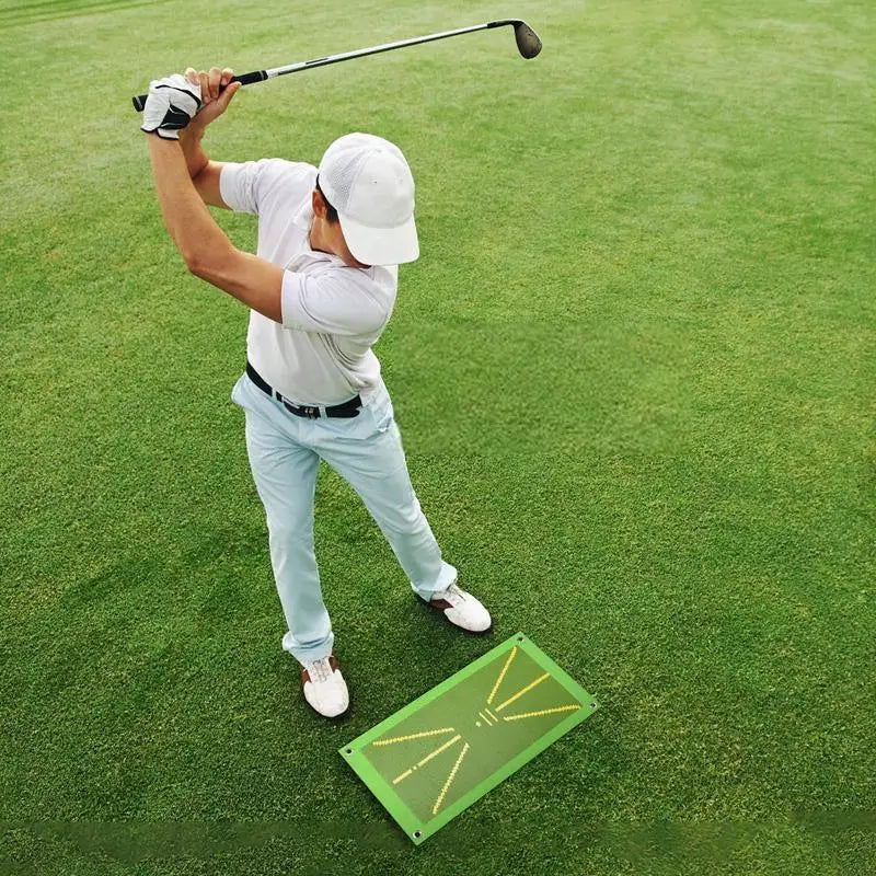 High Quality Golf Training Pad for Swing Detection Batting Ball Trace Directional Mat Swing Path Pads Swing Practice Pads